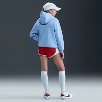 Nike Sportswear Club Fleece Big детские Pullover Толстовка с капюшоном синий