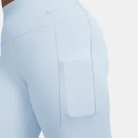 Nike Universa жіноча Medium-Support З високою талією 7/8 лосіни з кишенямиблакитний