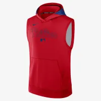 Philadelphia Phillies Authentic Collection Men’s Nike Dri-FIT MLB Sleeveless Pullover Толстовка з капюшоном колір червоний