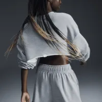 Nike Sportswear женская оверсайз French Terry Shrug цвет серый