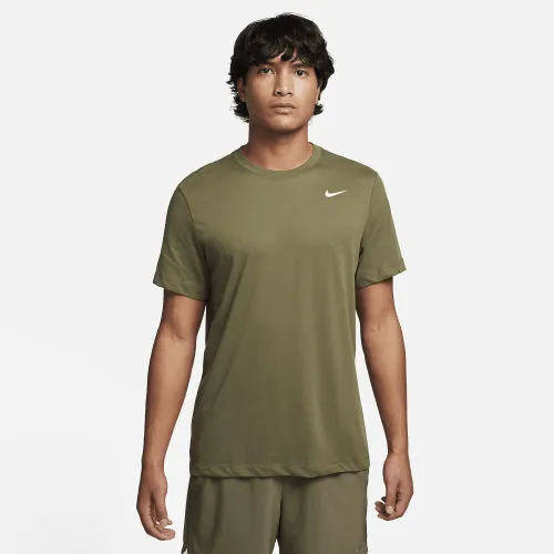 Nike Dri-FIT чоловічі Fitness футболка колір зелений