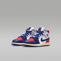 Nike Jordan 1 Mid Little дитячі Кросівки колір білий