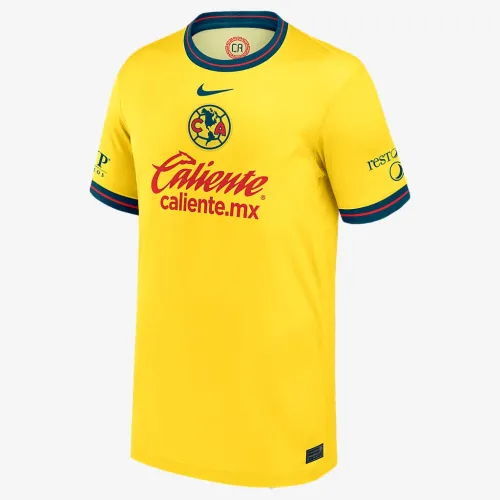 Álvaro Fidalgo Club America 2024/25 Stadium Home Bid детские Nike Dri-FIT Soccer Jersey Yellow