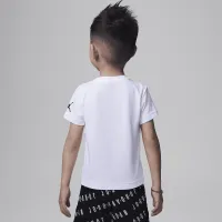Nike Jordan Dri-FIT MJ Sport Toddler Graphic футболка колір білий