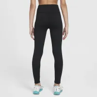 Nike One Big дитячі (Girls') Dri-FIT З високою талією лосіни колір чорний