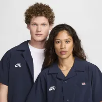 Nike SB Short-Sleeve Button-Up Skate Bowler блакитний