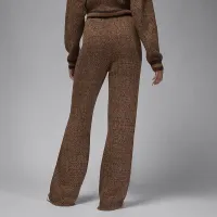 Nike Air Jordan жіноча Knit Pants колір коричневий