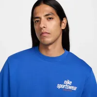 Nike Club чоловічі Fleece Crew блакитний