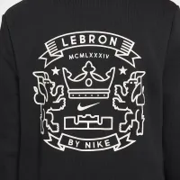Nike LeBron Standard Issue Big дитячі Dri-FIT баскетбольні Толстовка з капюшоном колір чорний
