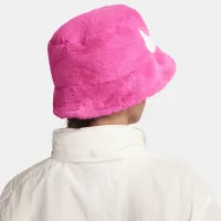 Nike Apex Faux Fur Swoosh Bucket Pink