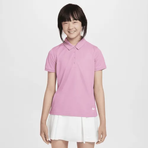 Nike Dri-FIT Victory Big детские (Girls') для гольфа Polo Pink