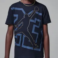 Nike Jordan Little детские Shining Jumpman футболка цвет черный
