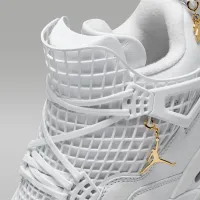 Nike Air Jordan 4 Net женская Кроссовки цвет белый