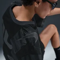 Nike Sportswear Street жіноча оверсайз Short-Sleeve Graphic Jersey колір чорний