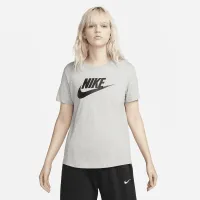 Nike Sportswear Essentials жіноча Logo футболка колір сірий