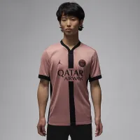 Nike Paris Saint-Germain 2024/25 Stadium Third чоловічі Jordan Dri-FIT Soccer Replica Jersey Pink
