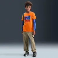 Nike Sportswear Big детские футболка Orange