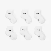 Nike Dri-FIT Performance Basics Little дитячі Ankle шкарпетки (6 пар) колір білий