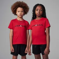 Nike Jordan Little дитячі Baseline 2-Piece Mesh шорти комплект колір чорний