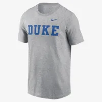 Duke синий Devils Primetime Wordmark мужские Nike College футболка цвет серый