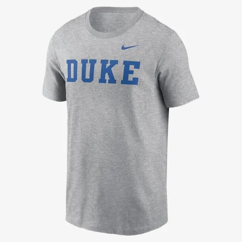 Duke блакитний Devils Primetime Wordmark чоловічі Nike College футболка колір сірий