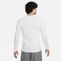 Nike Pro чоловічі Dri-FIT Slim Long-Sleeve Fitness Top колір білий