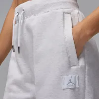 Nike Jordan Flight Fleece жіноча Pants колір коричневий