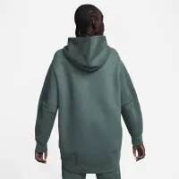 Nike Sportswear Tech Fleece женская оверсайз Full-Zip Толстовка с капюшоном Cape цвет зеленый