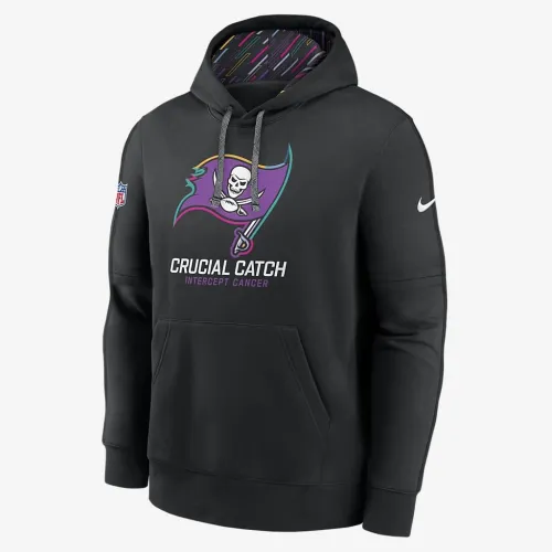 Tampa Bay Buccaneers Crucial Catch Club чоловічі Nike NFL Pullover Толстовка з капюшоном колір чорний