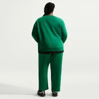 Nike Sportswear Club Fleece женская Loose Crew-Neck свитшот (большие размеры) цвет зеленый