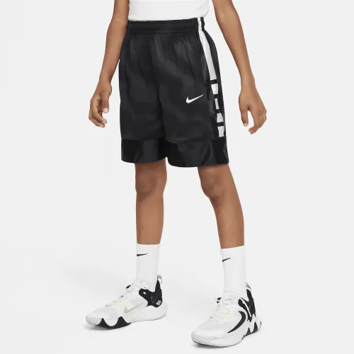 Nike Dri-FIT Elite 23 Big дитячі (для хлопчиків) баскетбольні шорти колір чорний