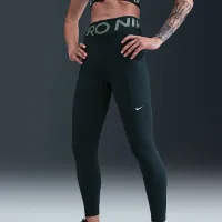 Nike Pro Sculpt жіноча З високою талією 7/8 лосіни з кишенямиколір зелений