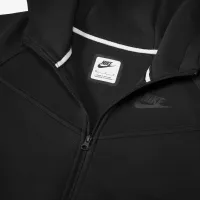 Nike Sportswear Tech Fleece Big дитячі (Girls') Full-Zip Толстовка з капюшоном (Extended Size) колір чорний