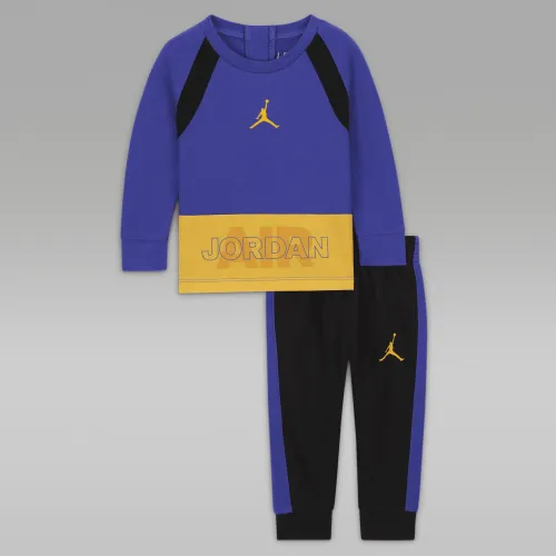 Nike Jordan Baseline Raglan Crew набор Baby (3-6M) набор цвет черный