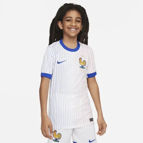 FFF (мужские Team) 2024/25 Stadium Away Big детские Nike Dri-FIT Soccer Replica Jersey цвет белый
