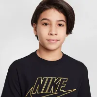 Nike Swoosh Big детские Wrestling футболка цвет черный