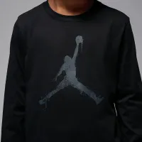 Nike Jordan Little детские Jumpman Drip Long Sleeve футболка цвет черный
