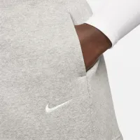 Nike Sportswear Phoenix Fleece женская С высокой Талией Loose шорты (большие размеры) цвет серый