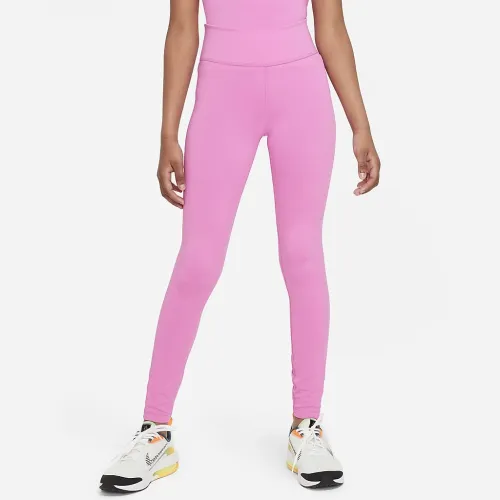 Nike Dri-FIT One Big дитячі (Girls') лосіни Pink