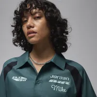 Nike Jordan жіноча Woven Top колір зелений