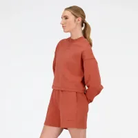 Кофта/футболка New Balance WT23555MHY - коричнева