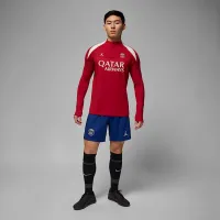 Nike Paris Saint-Germain Strike Fourth мужские Jordan Dri-FIT Soccer Knit Drill Top цвет красный