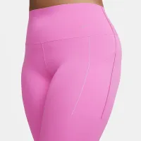 Nike Universa жіноча Medium-Support З високою талією 7/8 лосіни з кишенямиколір червоний