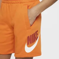 Nike Sportswear Club Fleece Big детские French Terry шорты Orange
