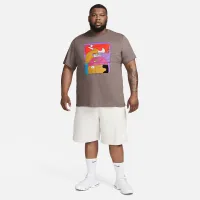 Nike Sportswear чоловічі футболка колір коричневий