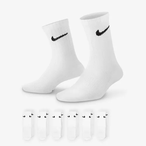 Nike Dri-FIT Performance Basics Little дитячі Crew шкарпетки (6 пар) колір білий