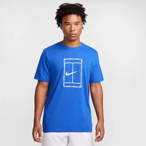 NikeCourt чоловічі Dri-FIT Tennis футболка блакитний