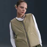 Nike Sportswear женская High-Pile Fleece Vest цвет зеленый