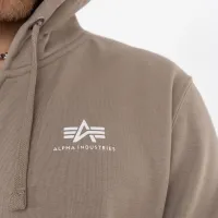 Кофта/футболка Alpha Industries Basic Zip Hoody SL 118342679 - бежевая