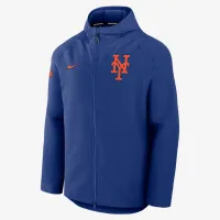 New York Mets Authentic Collection Men’s Nike Therma MLB Full-Zip Куртка блакитний